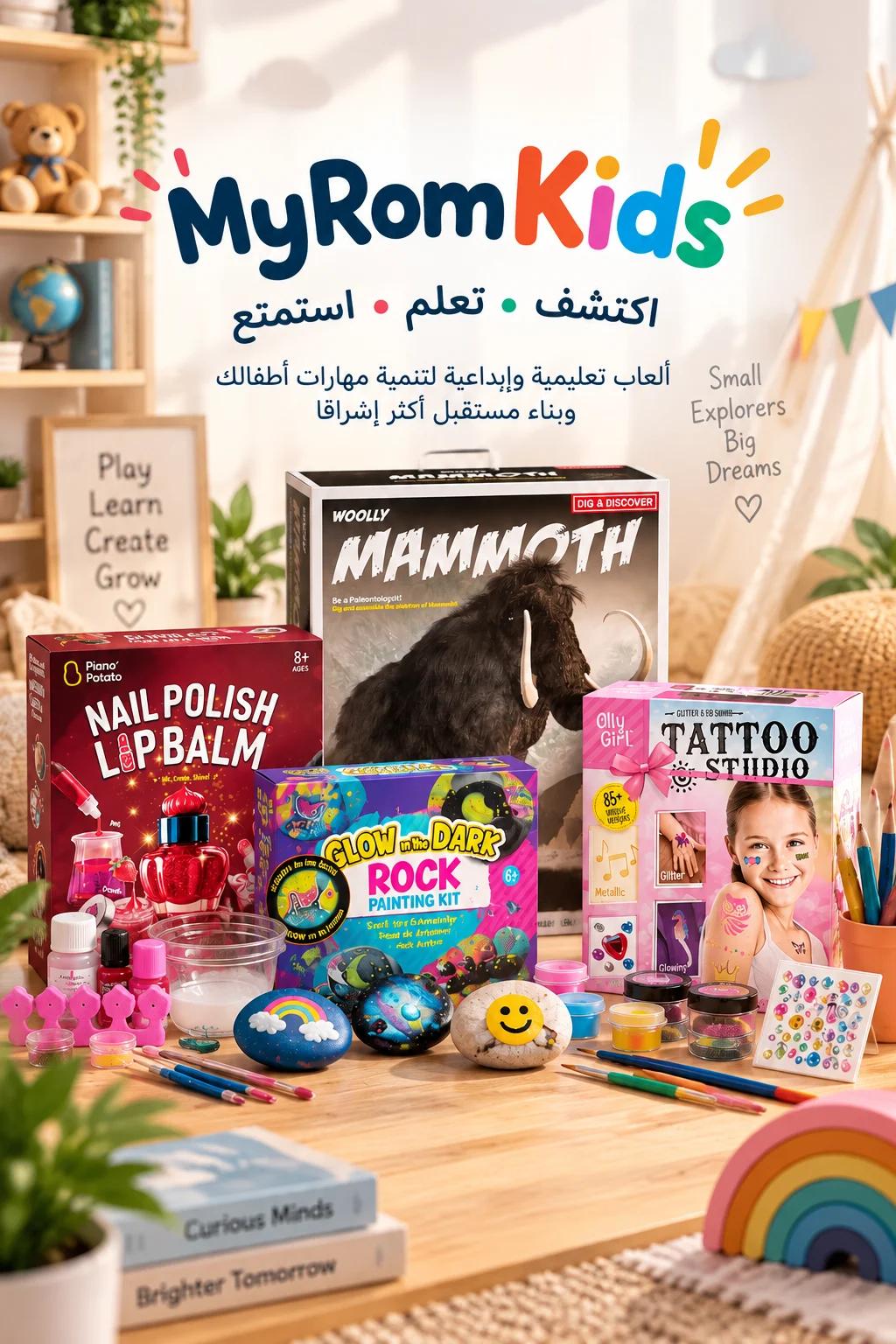 MyRomKids — ألعاب تعليمية وإبداعية للأطفال